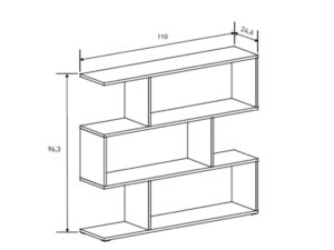 Estanteria Aura Asimetric Baja