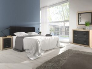 Dormitorio Matrimonio Sara Comoda cabezal texas