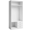armario roma blanco 2 puertas 3 cajones 216x100x53 cm (5)