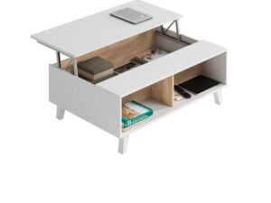 mesa centro elevable roble canadian