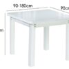 mesa libro zora medidas
