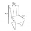 silla austria medidas